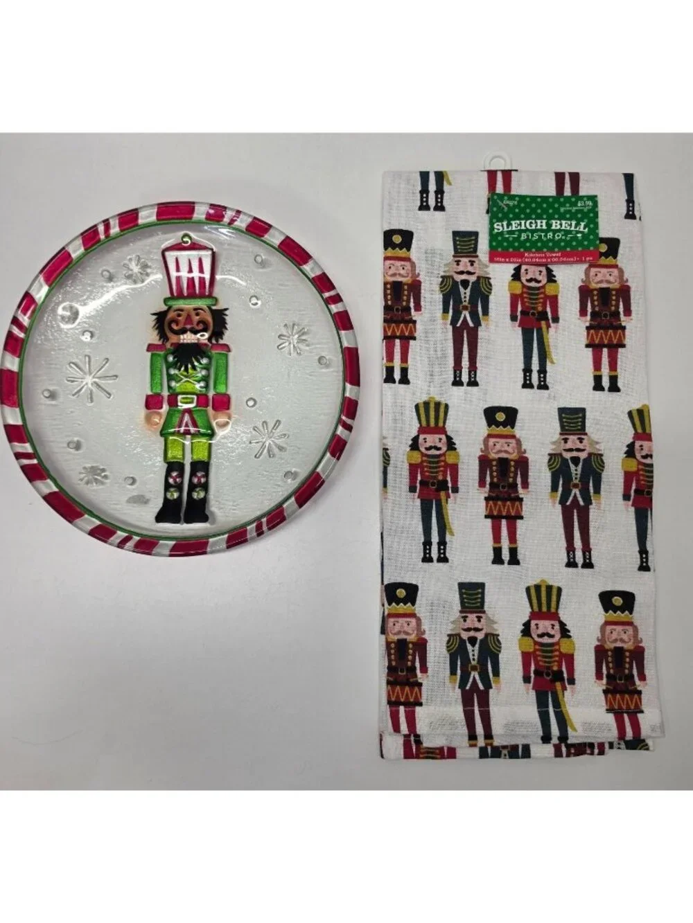 Pier 1 Nutcracker Glass Plate 8
